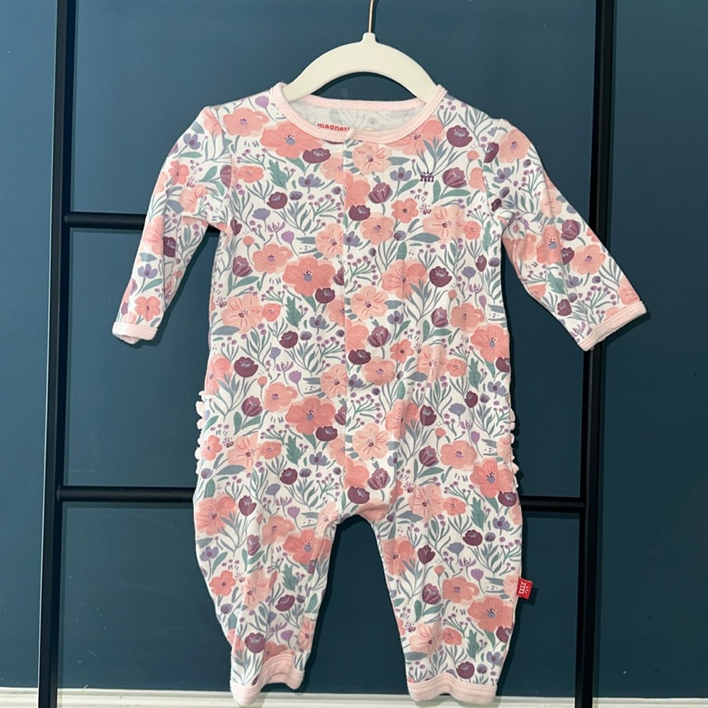 Prettiest Floral Magnetic Me Onesie